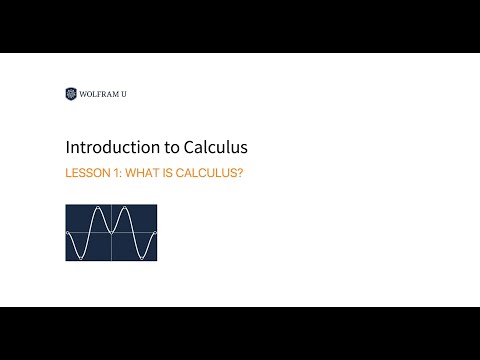 What Is Calculus?