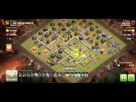 #PRINCEEE 
How to 3 Star TH12  Base ||  3 Star Attack War Base 2019