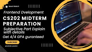 CS202 midterm preparation subjective || CS202 midterm preparation subjective fall 2024