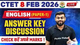 CTET English Paper 1 Answer Key | CTET 8 FEB Paper Analysis | CTET English Paper 1 Analysis 2026