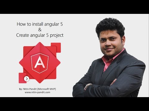 How to install angular 5 and create first project in angular 5
