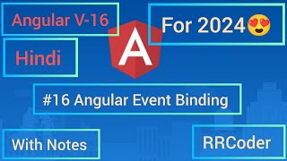 16 Angular Event Binding | RRCoder | #angular #angulartutorial  #rrcoder #RRCoder
