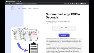 Summarize Large PDF in Seconds (Summary of PDF files as large as 500 pages or 150K words using GPT4)