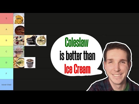The Ultimate Food Tier List