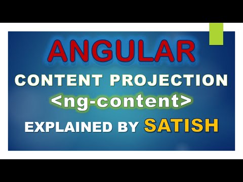 #angular Angular | Content Projection In Angular | How To Use ng-content in Angular | In Marathi