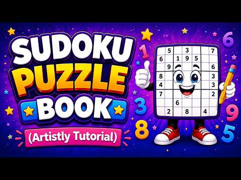 How To Create a Sudoku Puzzle Book with AI (Artistly Tutorial)