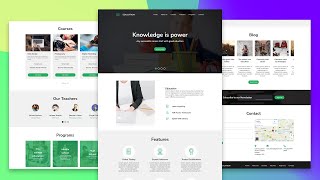 Demo: Education Website Template Using HTML, CSS & JQuery