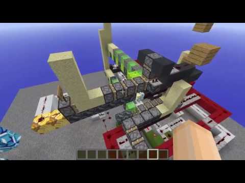 Mumbo Jumbo's Self Building Redstone Contraption - Flying Machine Factory