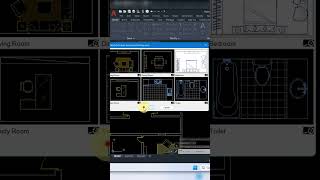 How to add Furniture in Autocad Autocad Tutorial #autocadtutorials  #autocad #autocadblocks