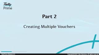 Create Vouchers from Bank Statement in TallyPrime 6.0  (Single/Multiple/Consolidated Vouchers)