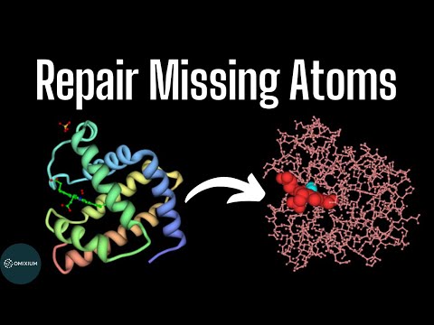 Fix Missing Atoms in PDB Files Using Swiss PDB Viewer | AutoDock Docking Preparation
