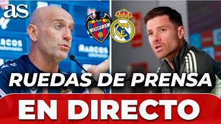 XABI ALONSO y JULIÁN CALERO, EN DIRECTO | RUEDA DE PRENSA tras  LEVANTE UD vs. REAL MADRID | LALIGA