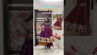 Meesho wedding wear Anarkali set Haul💗#meesho #meeshohaul #anarkali #viralvideo