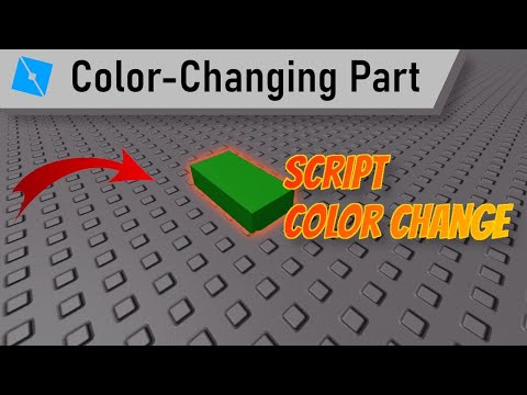 How to script a color changing part in roblox studio!