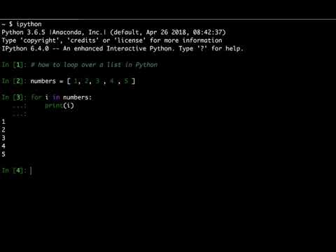 Python Tutorial - How to Loop Over a List In Python
