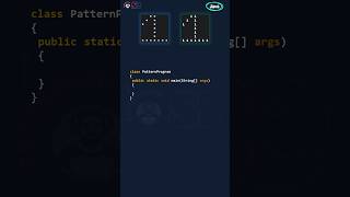 Pattern Program in Java | Pattern 1 | Print ONE pattern in less than a minute #shorts #patternshorts