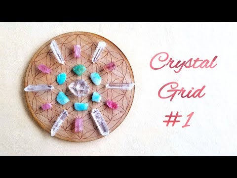 Crystal Grid - 1 - create a crystal grid from natural stones