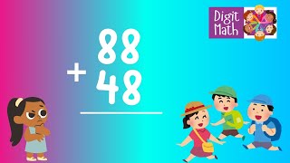 Adding 2-Digit Numbers With Regrouping | Double-Digit Addition | Elementary Math