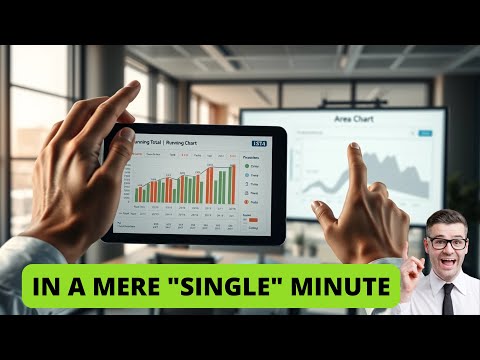 How to do a EASY Running total and area chart in Tableau #dataanalysis #tableau