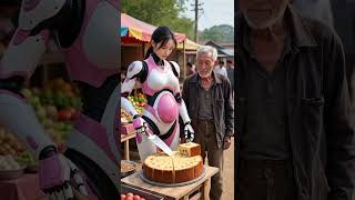 The daily life of the old man and the beautiful robot