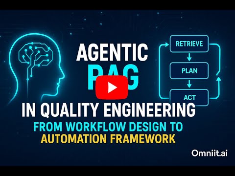 Agentic RAG QE  From Workflow Design to Automation Framework