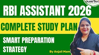RBI Assistant 2026 - Complete Study Plan | Smart Preparation Strategy
