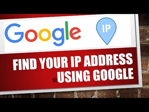 Find your IP Address Using Google Search