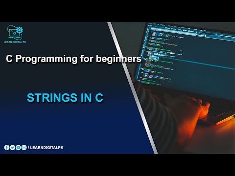 Strings in C | String Library functions | Strcat | strcpy|strlen| C programming for Beginners