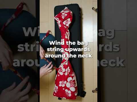How to Pack Down a Japanese Shamisen