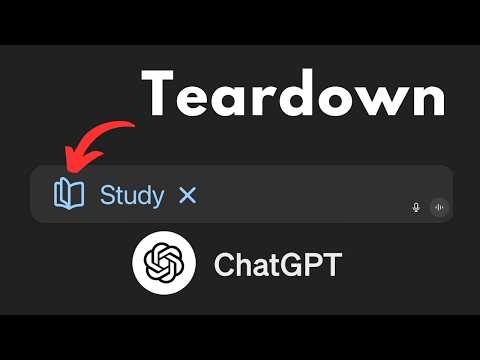 ChatGPT Study Mode FULL Teardown