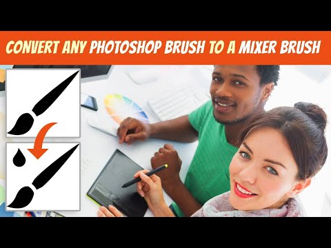 How to Convert any Photoshop Brush Into a Mixer Brush