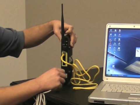 How to install the GT724WGR Wireless DSL Modem