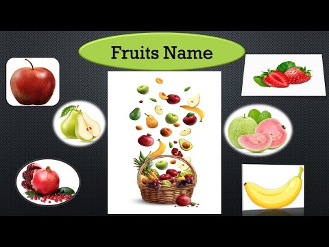 Fruits Name for Kids | Fruits Name for Toddlers | Kidz Korner Creative Learning | English Learning