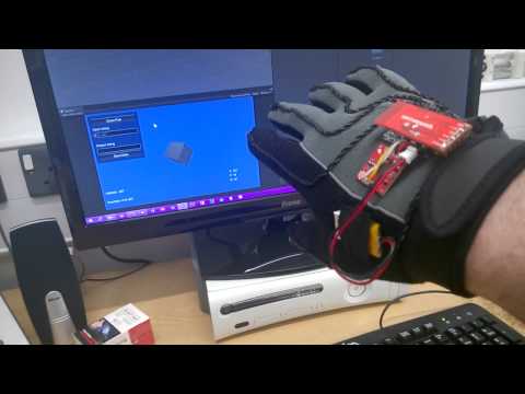 Low Cost VR Glove + Unity SerialPort Script