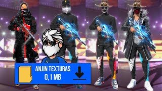 PACK DE TEXTURA 3D PRA FREE FIRE COM MUITAS SKINS - Link Direto