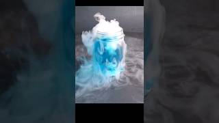 Blue Water 💧 Dry Ice Vapor | #science  #experiment #water