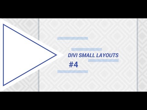 Divi small layouts #4 - Divi Tutorial - YouDivi