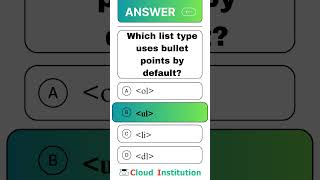 HTML Interview Question and Answer - HTML List