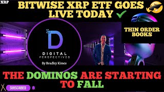 XRP- Bitwise Spot XRP/ETF Goes Live - Thin Order Books? - The Dominos Starting To Fall