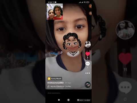 little girl tiktok with her mother, अामा छाेरिकाे रमाइलाे टिकटक भिडियाे , छाेरिसग रमाईलाे टिकटक