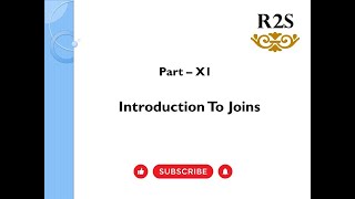 11.  Introduction To Joins #sqljoin #sqltutorial #sqlforbeginners #sqlcourse #sqlbasics #learnsql