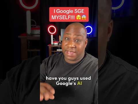 I Google SGE Myself!!! 🫣😱 #googlesge #generativeai #google #googletools