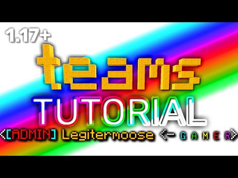 Minecraft Team Command [1.19] Tutorial