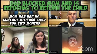 Dad Blocked Mom on Social Media and Phone, and Is Refusing to Return the Child