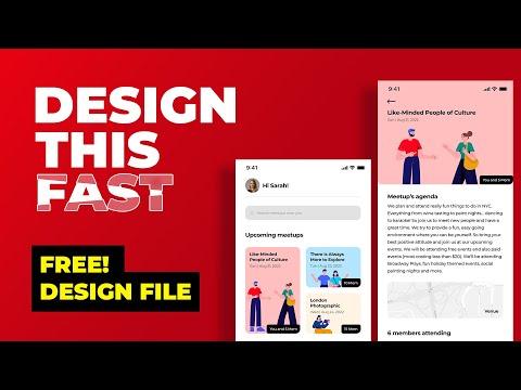 App design tutorial for beginners | Hindi | XD tutorial | Social app