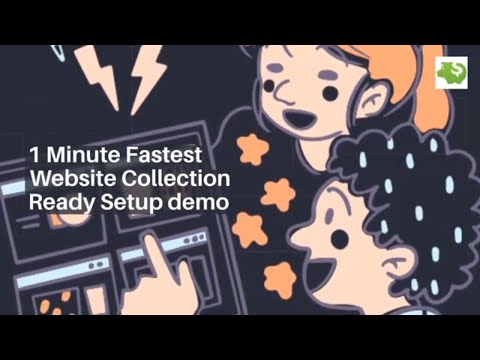 One Minute Fastest Website Collection Ready Setup demo
