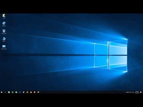 How to show default desktop icons - Windows 10