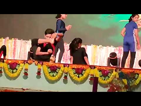 Yoga performance in chate school for annual function