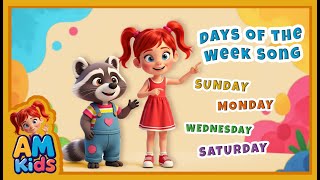 Days of the Week Song for Kids | Learn Weekdays with AM Kids 🎵📅