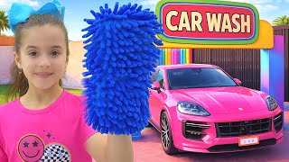 Ruby and Bonnie Learn How to Wash Cars and Help Their Friends